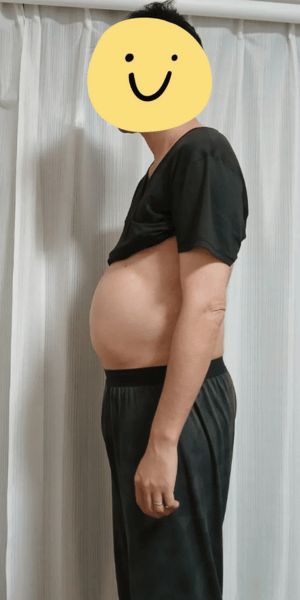 ビフォー ウエスト100cm